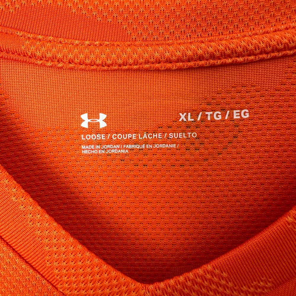 ⭐️ NWOT UNDER ARMOUR Men’s Velocity Jacquard Short Sleeve XL Shirt - Picture 7 of 10